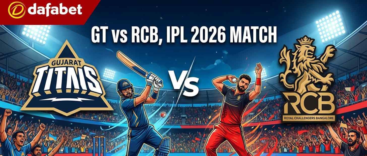 Dafabet GT vs RCB, IPL 2026 Match
