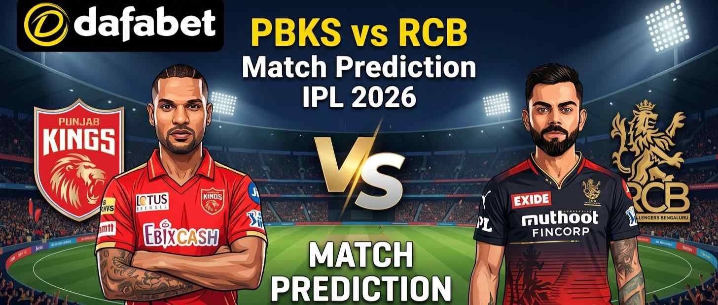 Dafabet PBKS vs RCB Match Prediction IPL 2026