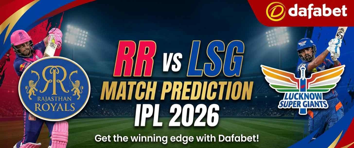 RR vs LSG Match Prediction IPL 2026