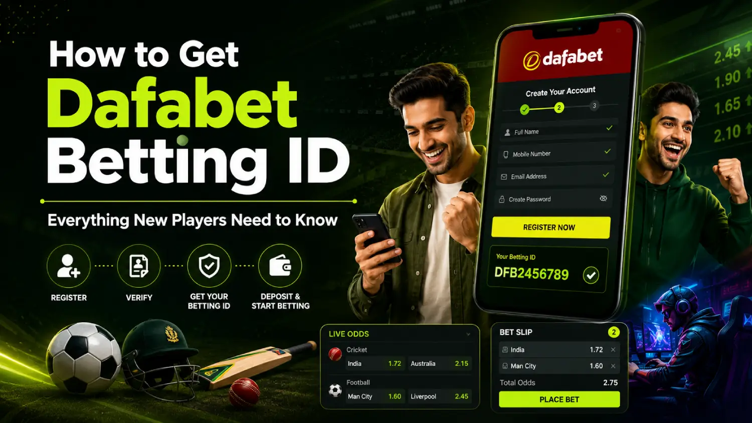 How to Get Dafabet Betting ID