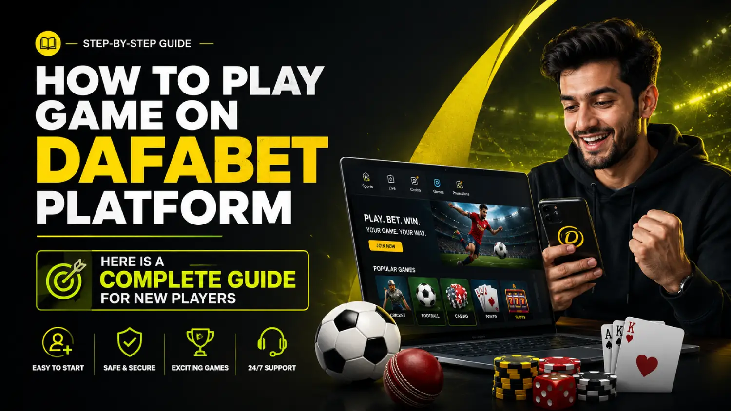 how to play games on Dafabet