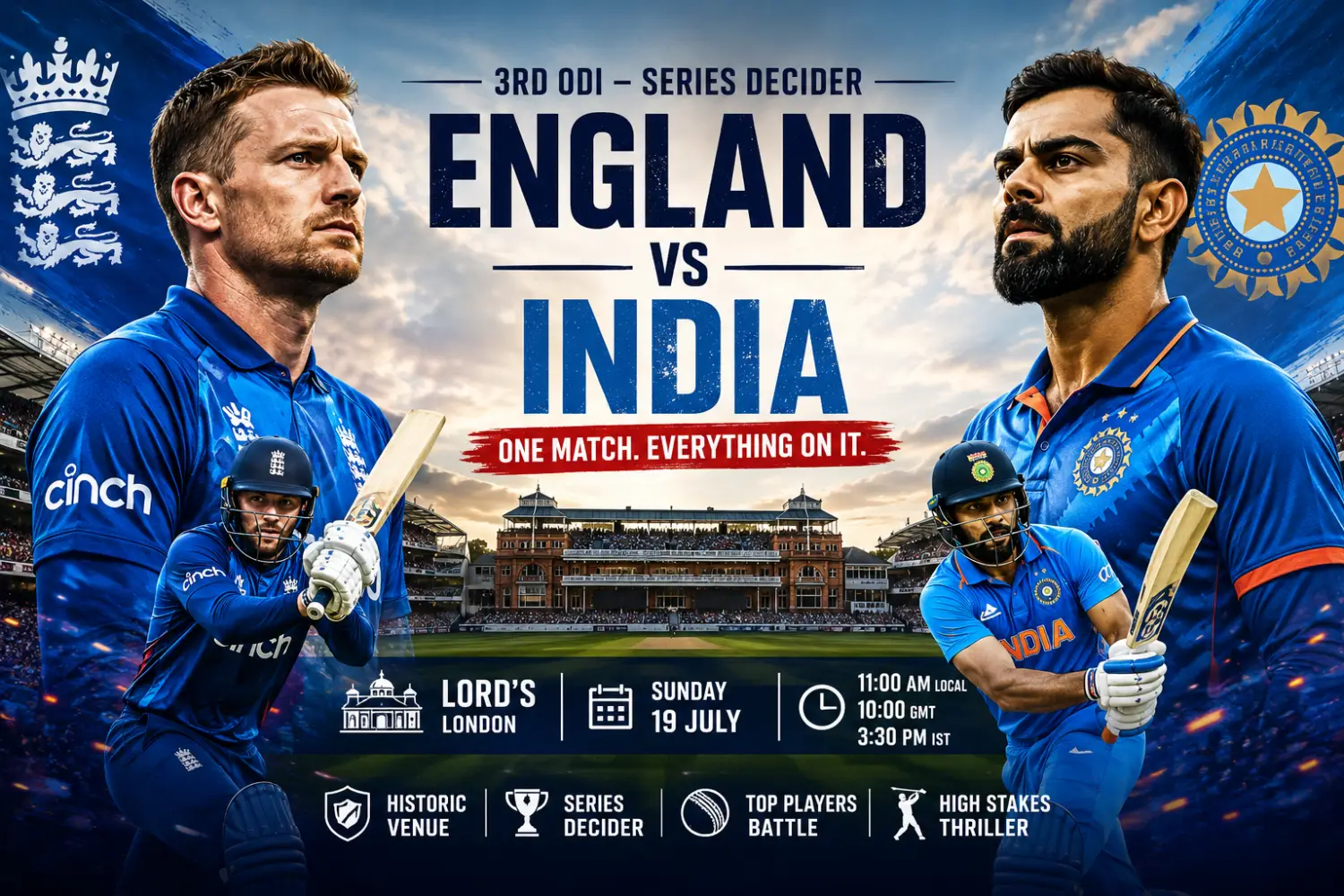 England vs India 3rd ODI Prediction
