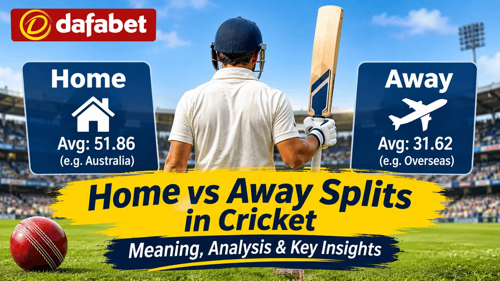 Home vs Away Splits in Cricket