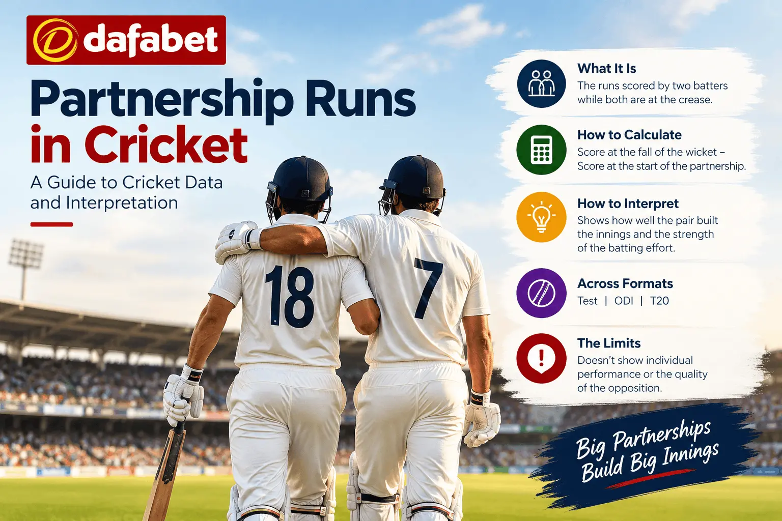 partnership runs in cricket